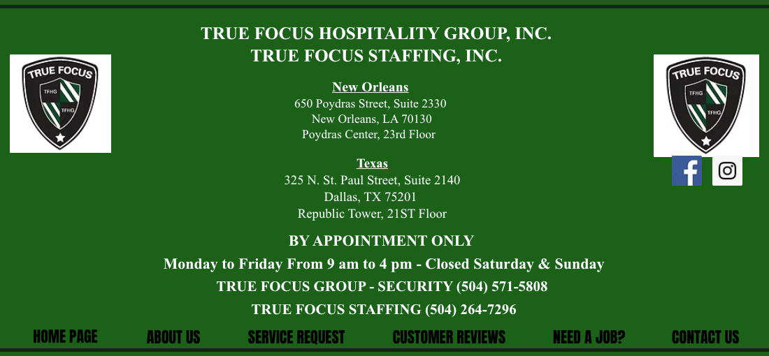 True Focus Hospitality Staffing, Inc.